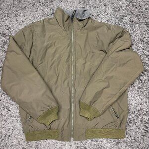 Vintage Embroidered LL Bean Jacket Fleece Lined Men's Size Large Great Condition